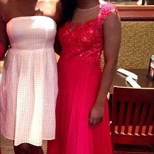 Red prom dress
